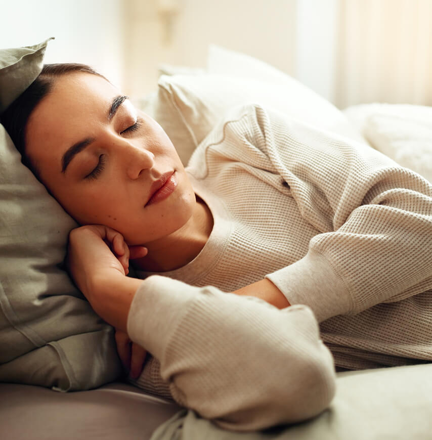 woman sleeping